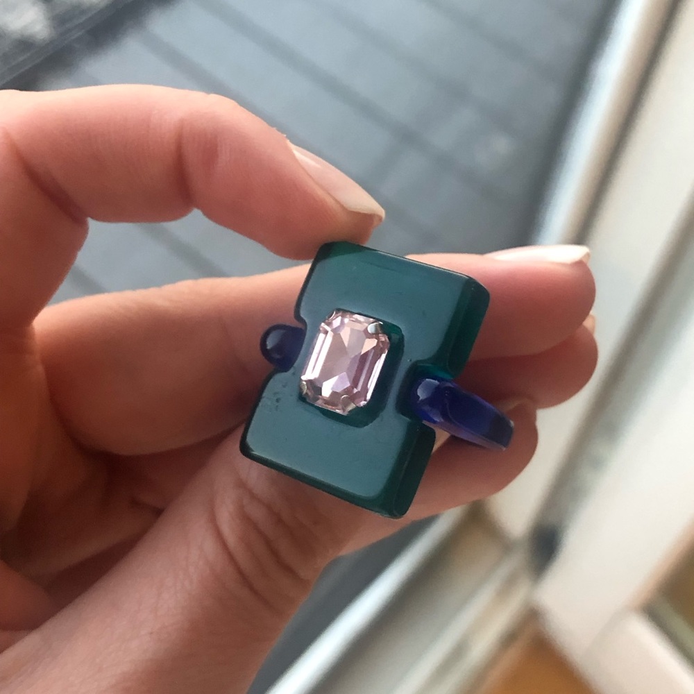 Acrylic Fashion Rings - Picture 4 of 10